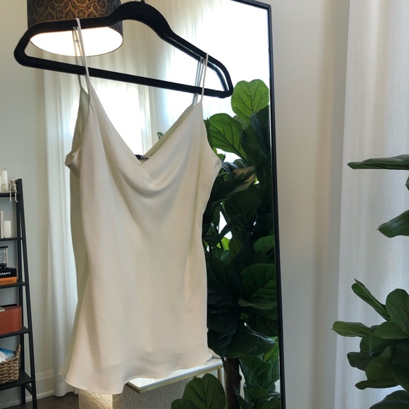 Satin Cowl Neck Cami - Picture 2 of 4